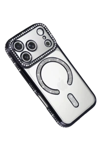 Apple iPhone 17 Pro Max Joke Simli Magneticsafe Kılıf - Siyah
