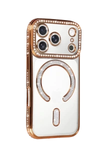 Apple iPhone 17 Pro Max Joke Simli Magneticsafe Kılıf - Turuncu