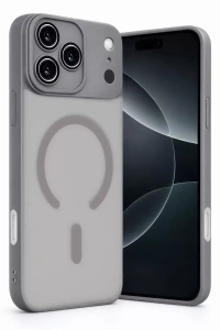 Apple iPhone 17 Pro Max Jota Lensli Magsafe Kapak - Titan Gri