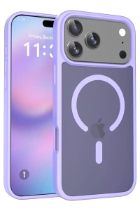 Apple iPhone 17 Pro Max Jota Magsafe Kapak - Lila