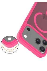 Apple iPhone 17 Pro Max Jota Magsafe Kapak - Rose