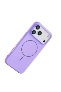 Apple iPhone 17 Pro Max Jully Magsafe Kapak - Lila