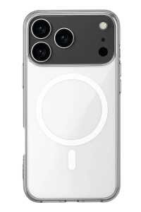 Apple iPhone 17 Pro Max Kılıf Magneticsafe Şeffaf Silikon - Şeffaf