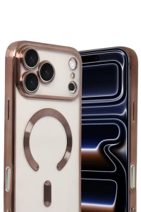 Apple iPhone 17 Pro Max Kross Magneticsafe Kapak - Çöl Titanyum