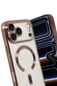 Apple iPhone 17 Pro Max Kross Magneticsafe Kapak - Çöl Titanyum