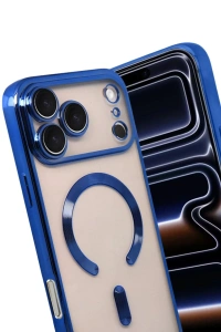 Apple iPhone 17 Pro Max Kross Magneticsafe Kapak - Lacivert