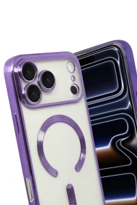 Apple iPhone 17 Pro Max Kross Magneticsafe Kapak - Mor