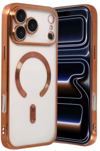 Apple iPhone 17 Pro Max Kross Magneticsafe Kapak - Turuncu