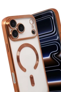 Apple iPhone 17 Pro Max Kross Magneticsafe Kapak - Turuncu