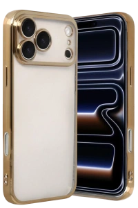 Apple iPhone 17 Pro Max Lensli Silikon - Gold