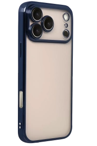 Apple iPhone 17 Pro Max Lensli Silikon - Lacivert