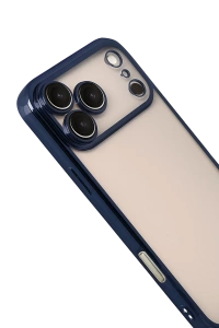 Apple iPhone 17 Pro Max Lensli Silikon - Lacivert