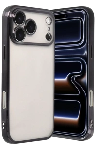 Apple iPhone 17 Pro Max Lensli Silikon - Siyah