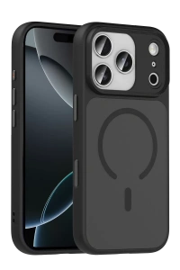 Apple iPhone 17 Pro Max Megane Magsafe Kapak - Siyah