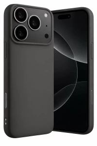 Apple iPhone 17 Pro Max Nano içi Kadife Silikon - Gri