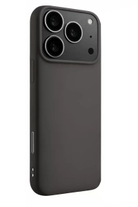 Apple iPhone 17 Pro Max Nano içi Kadife Silikon - Gri