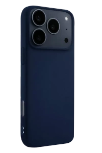 Apple iPhone 17 Pro Max Nano içi Kadife Silikon - Lacivert