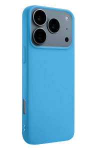 Apple iPhone 17 Pro Max Nano içi Kadife Silikon - Mavi