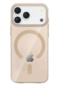 Apple iPhone 17 Pro Max PC Blank Magsafe Kapak - Çöl Titanyum