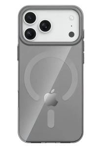 Apple iPhone 17 Pro Max PC Blank Magsafe Kapak - Natural Grey