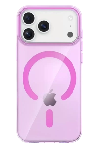 Apple iPhone 17 Pro Max PC Blank Magsafe Kapak - Pembe