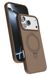 Apple iPhone 17 Pro Max Regal Magsafe Standlı Kapak - Çöl Titanyum