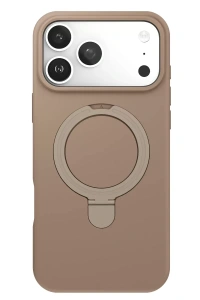 Apple iPhone 17 Pro Max Regal Magsafe Standlı Kapak - Çöl Titanyum