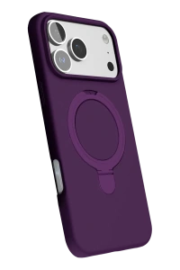 Apple iPhone 17 Pro Max Regal Magsafe Standlı Kapak - Derin Mor