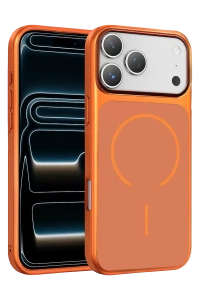 Apple iPhone 17 Pro Max Rush Magsafe Kapak - Turuncu