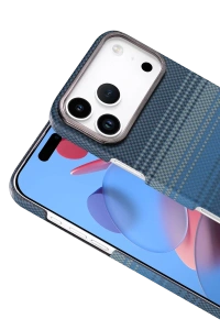 Apple iPhone 17 Pro Max Vega Magsafe Kapak - Mavi