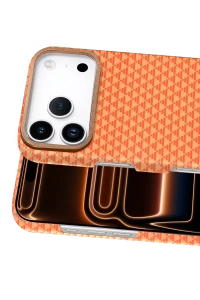 Apple iPhone 17 Pro Max Vega Magsafe Kapak - Parlak Turuncu