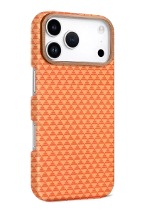 Apple iPhone 17 Pro Max Vega Magsafe Kapak - Parlak Turuncu