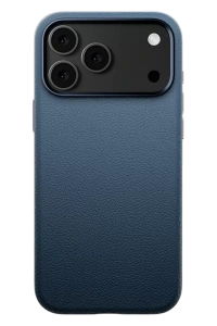 Apple iPhone 17 Pro Max Wonder Deri Magsafe Kapak - Lacivert