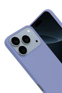Apple iPhone 17 Pro Nano içi Kadife Silikon - Lila