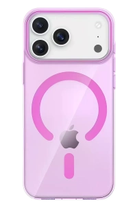 Apple iPhone 17 Pro PC Blank Magsafe Kapak - Pembe
