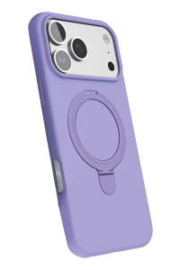 Apple iPhone 17 Pro Regal Magsafe Standlı Kapak - Lila