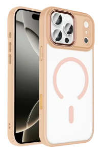 Apple iPhone 17 Pro Terea Magsafe Kapak - Pembe