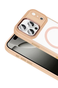 Apple iPhone 17 Pro Terea Magsafe Kapak - Pembe