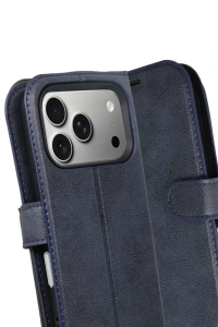 Apple iPhone 17 Pro Trend S Plus Kapaklı Kılıf - Lacivert