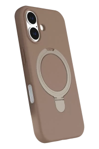 Apple iPhone 17 Regal Magsafe Standlı Kapak - Çöl Titanyum