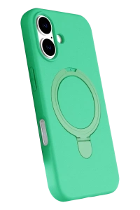 Apple iPhone 17 Regal Magsafe Standlı Kapak - Yeşil