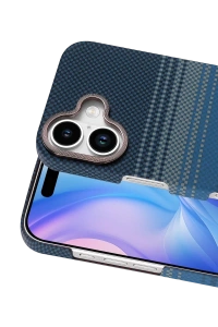 Apple iPhone 17 Vega Magsafe Kapak - Mavi