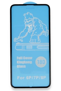 Apple iPhone 6 18D Cam Ekran Koruyucu - Beyaz