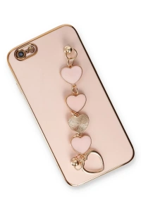 Apple iPhone 6 Kılıf Esila Silikon - Pudra