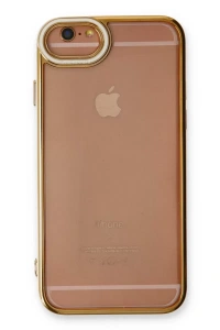 Apple iPhone 6 Kılıf Liva Lens Silikon - Beyaz