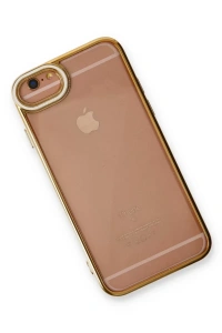 Apple iPhone 6 Kılıf Liva Lens Silikon - Beyaz
