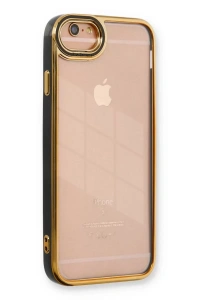 Apple iPhone 6 Kılıf Liva Lens Silikon - Siyah
