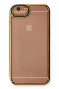 Apple iPhone 6 Kılıf Liva Lens Silikon - Yeşil