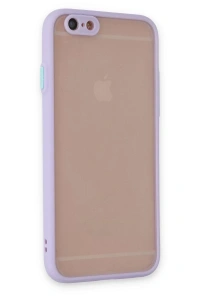 Apple iPhone 6 Kılıf Montreal Silikon Kapak - Mor