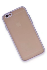 Apple iPhone 6 Kılıf Montreal Silikon Kapak - Mor